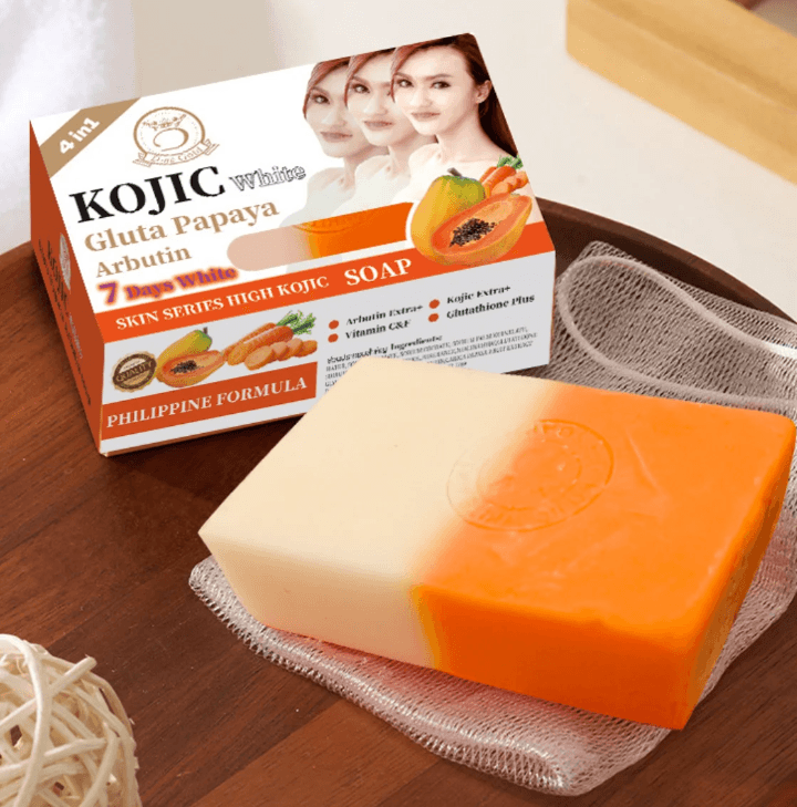 One Gold Kojic White Gluta Papaya Arbutin Soap