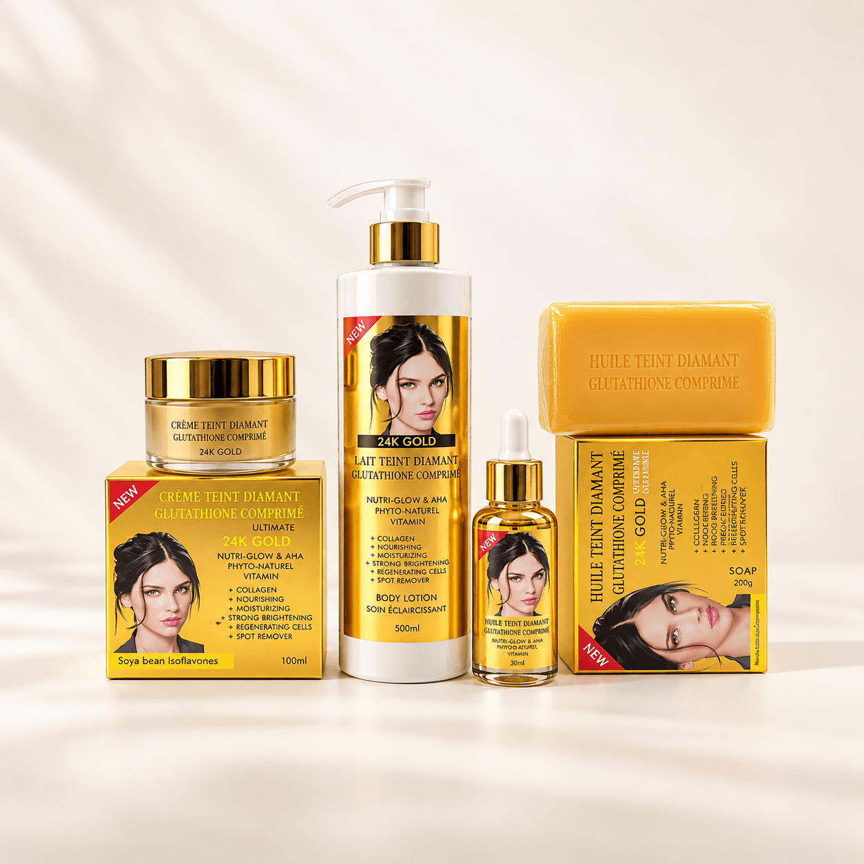 Teint Diamant Glutathione 24K Gold Body Lotion