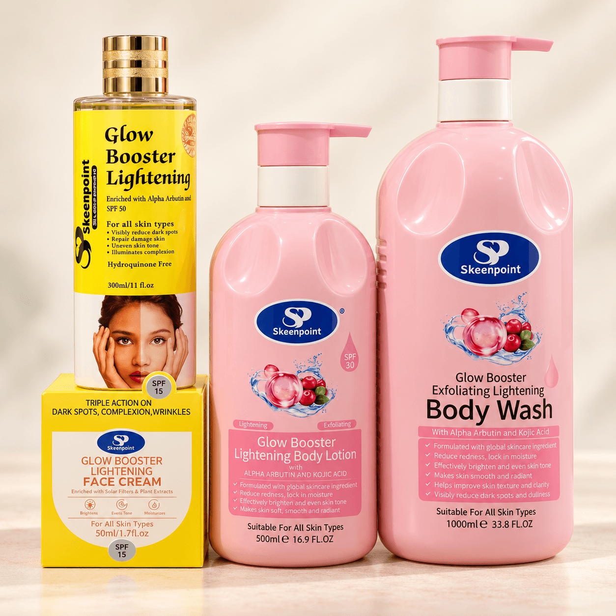 Skeenpoint Glow Booster Lightening Body Lotion