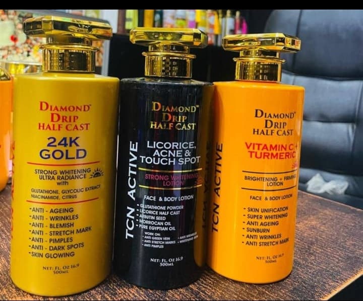 Diamond Drip Half Cast 24K Gold Strong Whitening Lotion