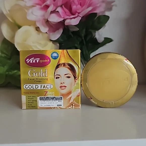 VEET Gold Gold Facial Whitening Cream SPF45