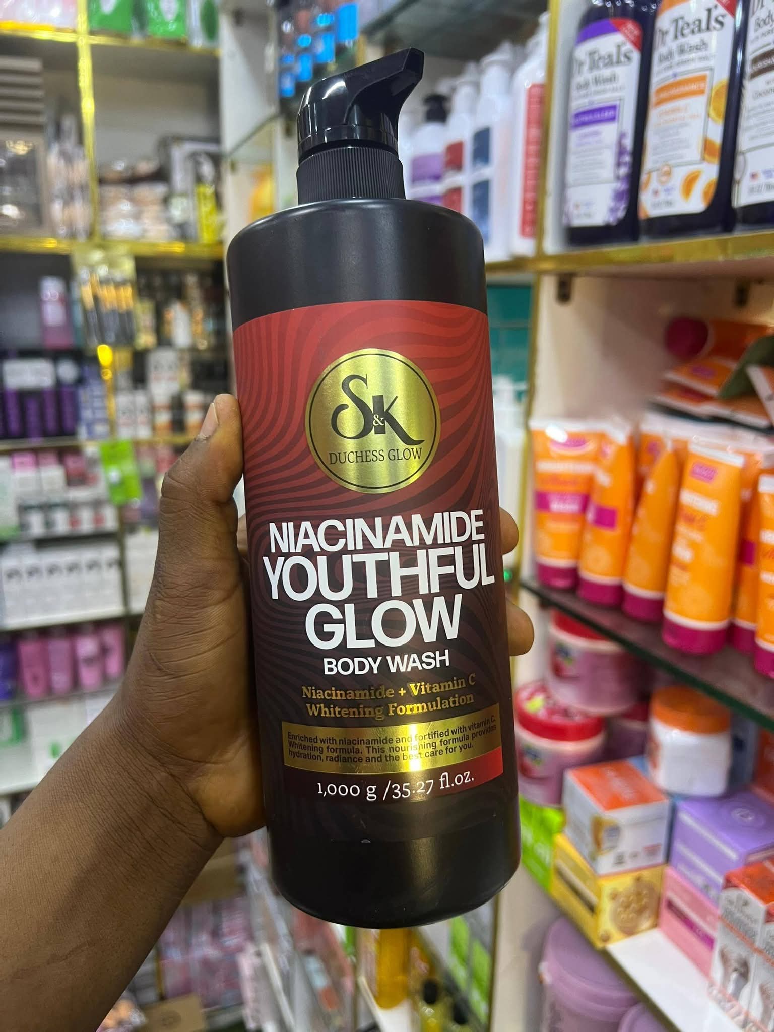 S&K Duchess Glow Niacinamide Youthful Glow Body Wash