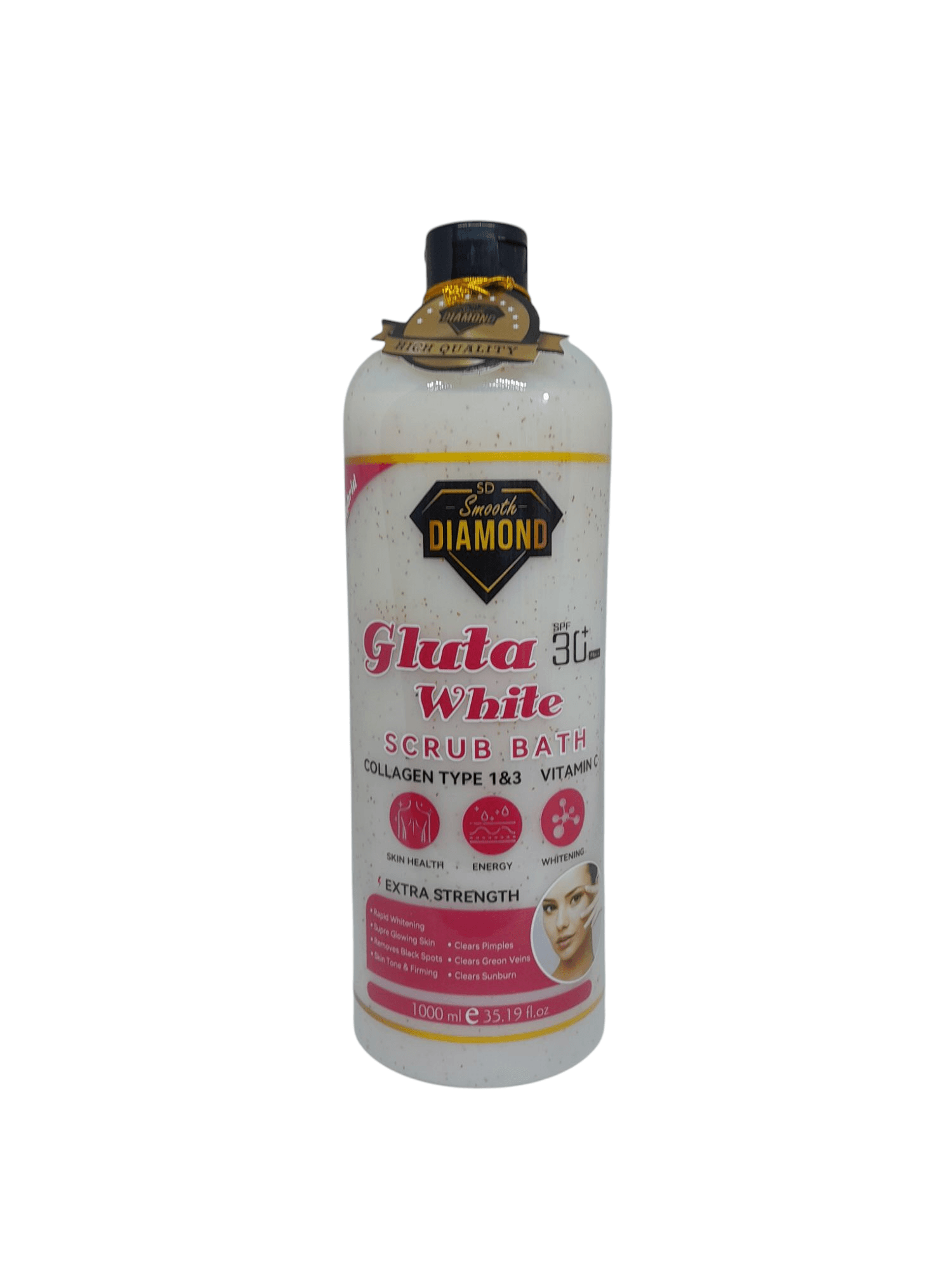 SD Smooth Diamond Gluta White Scrub Bath