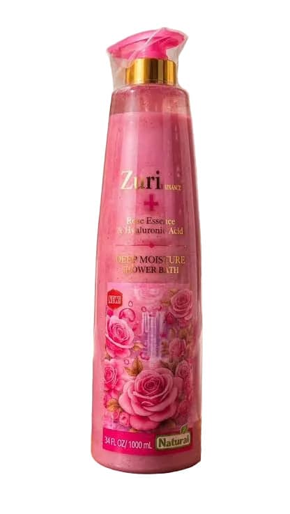 Zuri Radiance Rose Essence & Hyaluronic Acid Deep Moisture Shower Bath
