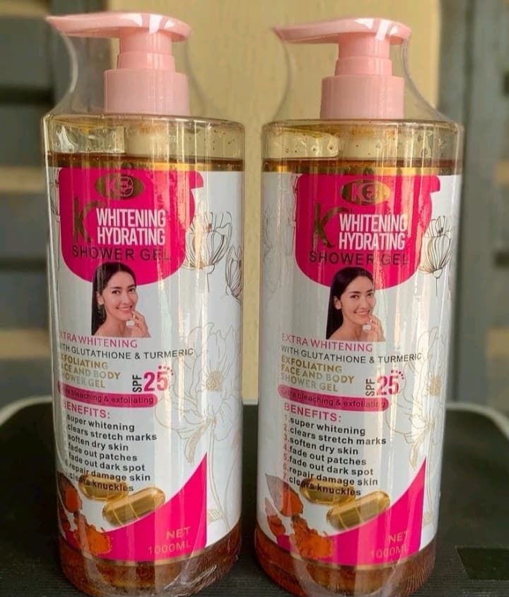 K-3 Whitening Hydrating Shower Gel with Glutathione & Turmeric