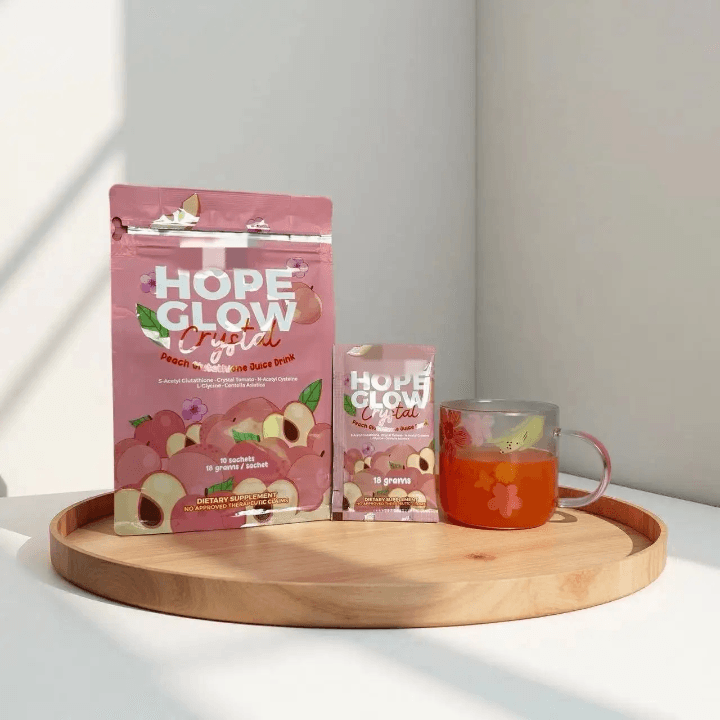 Hope Glow Crystal Peach Glutathione Juice Drink