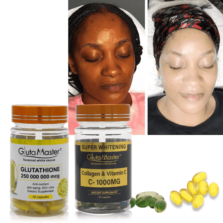 Gluta Master Glutathione 250 000 000 mcg & Collagen & Vitamin C C-1000MG