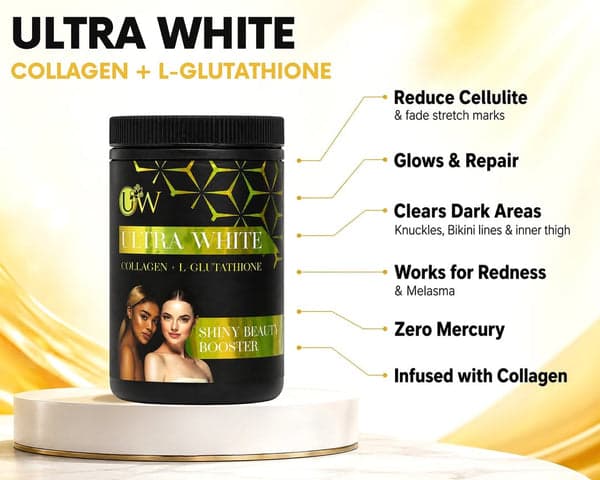 UW Ultra White Collagen + L-Glutathione